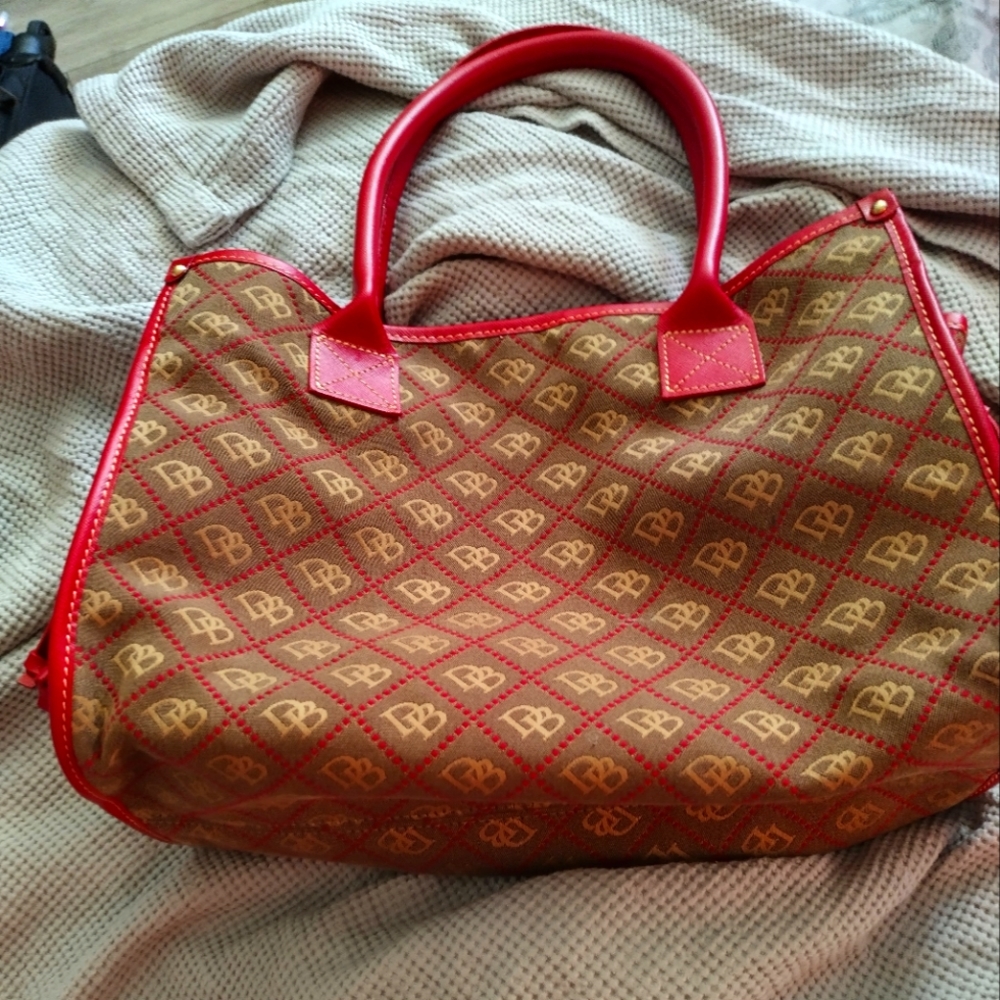 Dooney and Bourke Signature Monogram Satchel